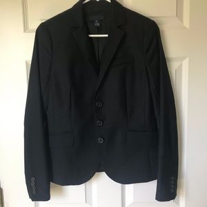 J Crew Lightweight Wool Fully Lined Navy Blazer